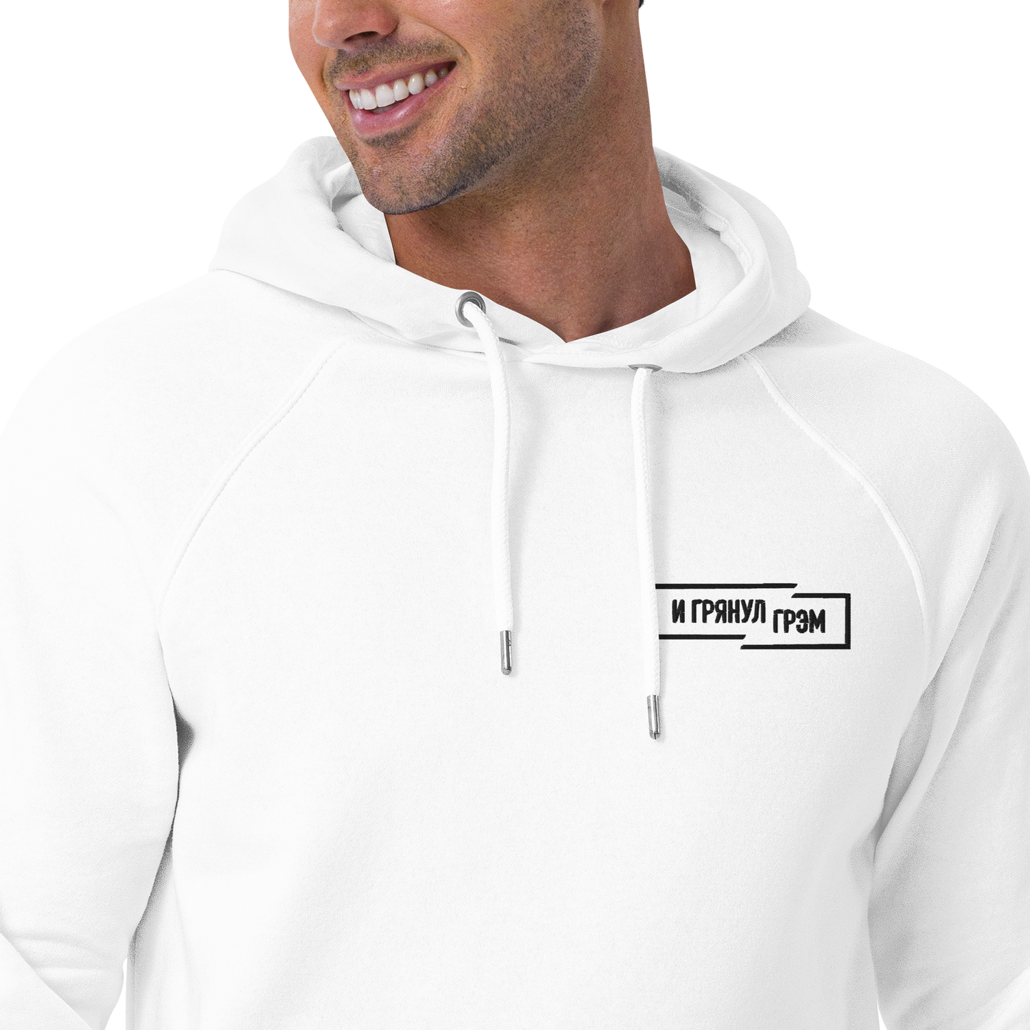 Реглан с вышитым логотипом Грэма, унисекс